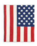 American Flag Luxe Throw