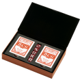 Leatherette 2 Card Deck Set