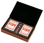 Leatherette 2 Card Deck Set