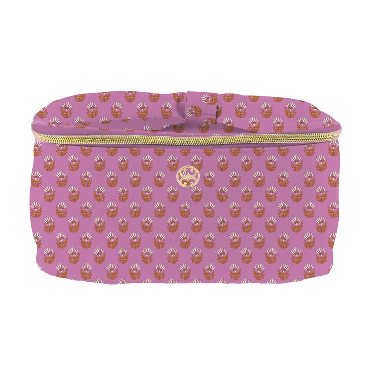 Kiss and Make Up Pink Floral Block