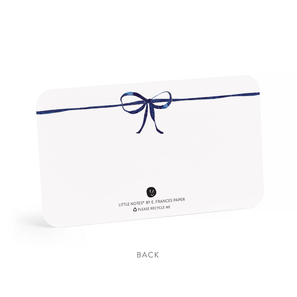 Navy Bow Little Notes® NEW 55 Cont