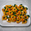 Sliced Peach Kitchen Magnet