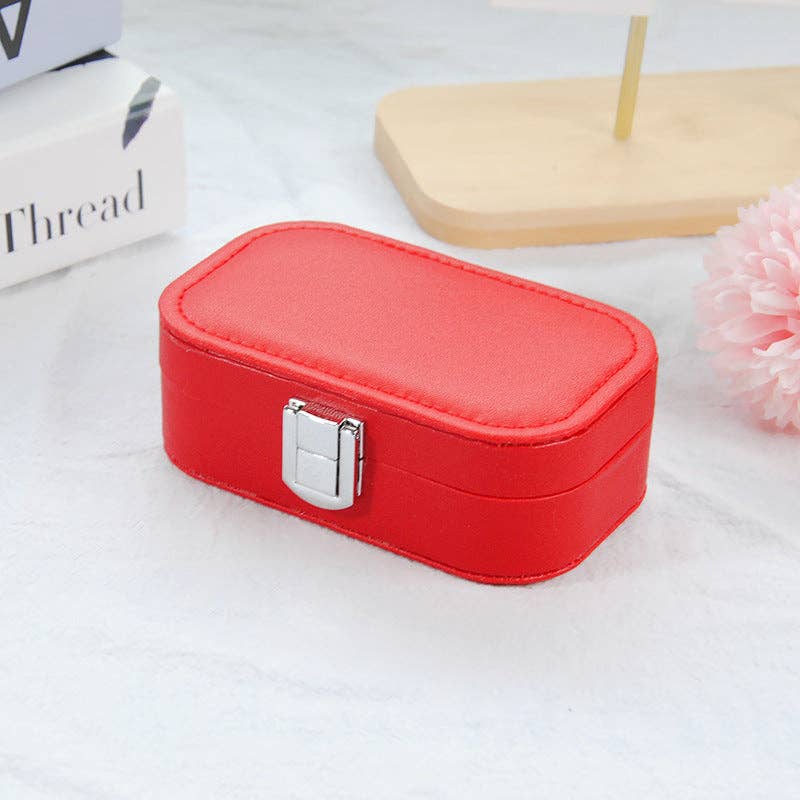 Red Jewelry Travel Box