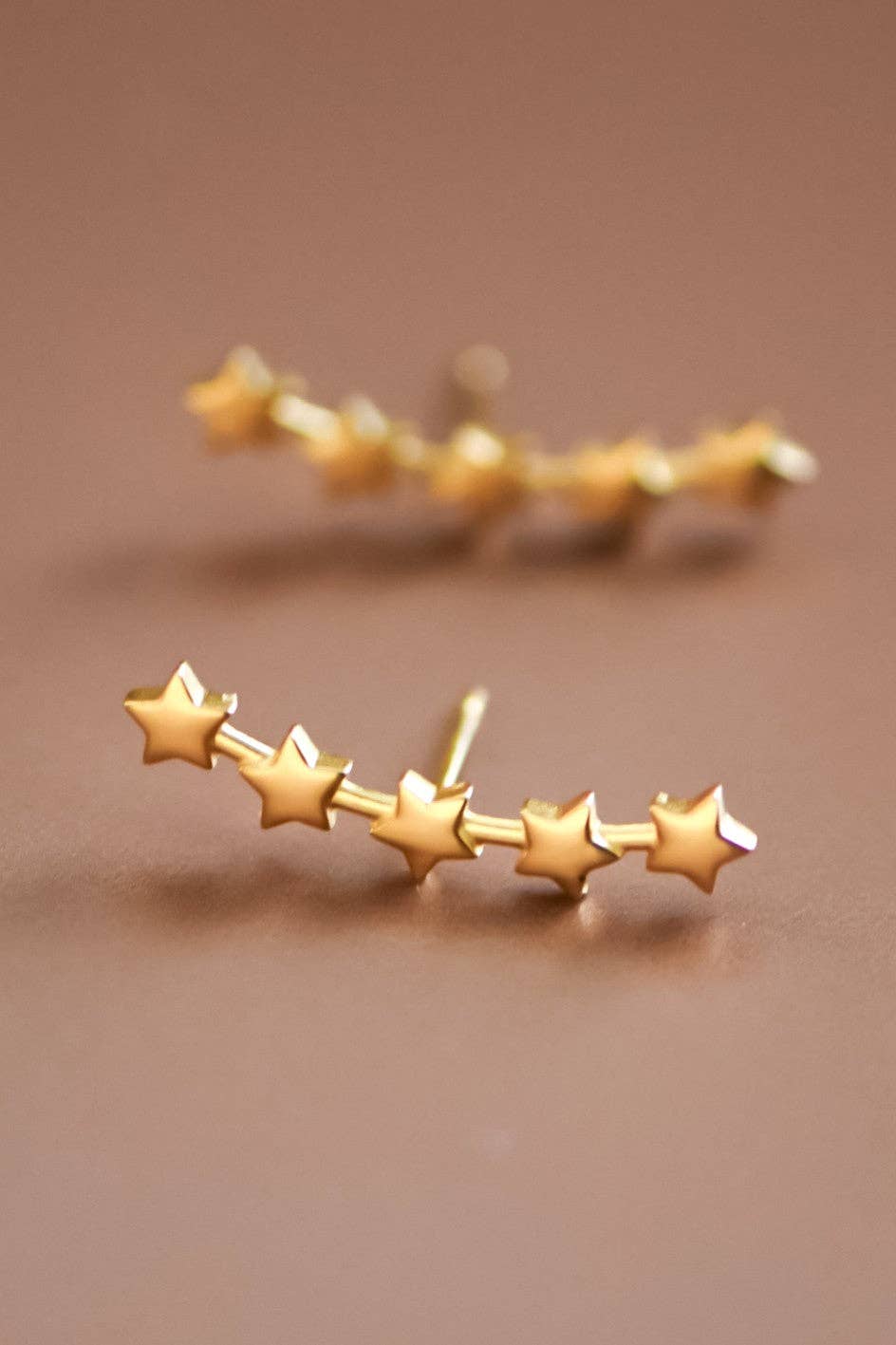 18K Gold Plated Waterproof Stainless Steel Stud Earrings