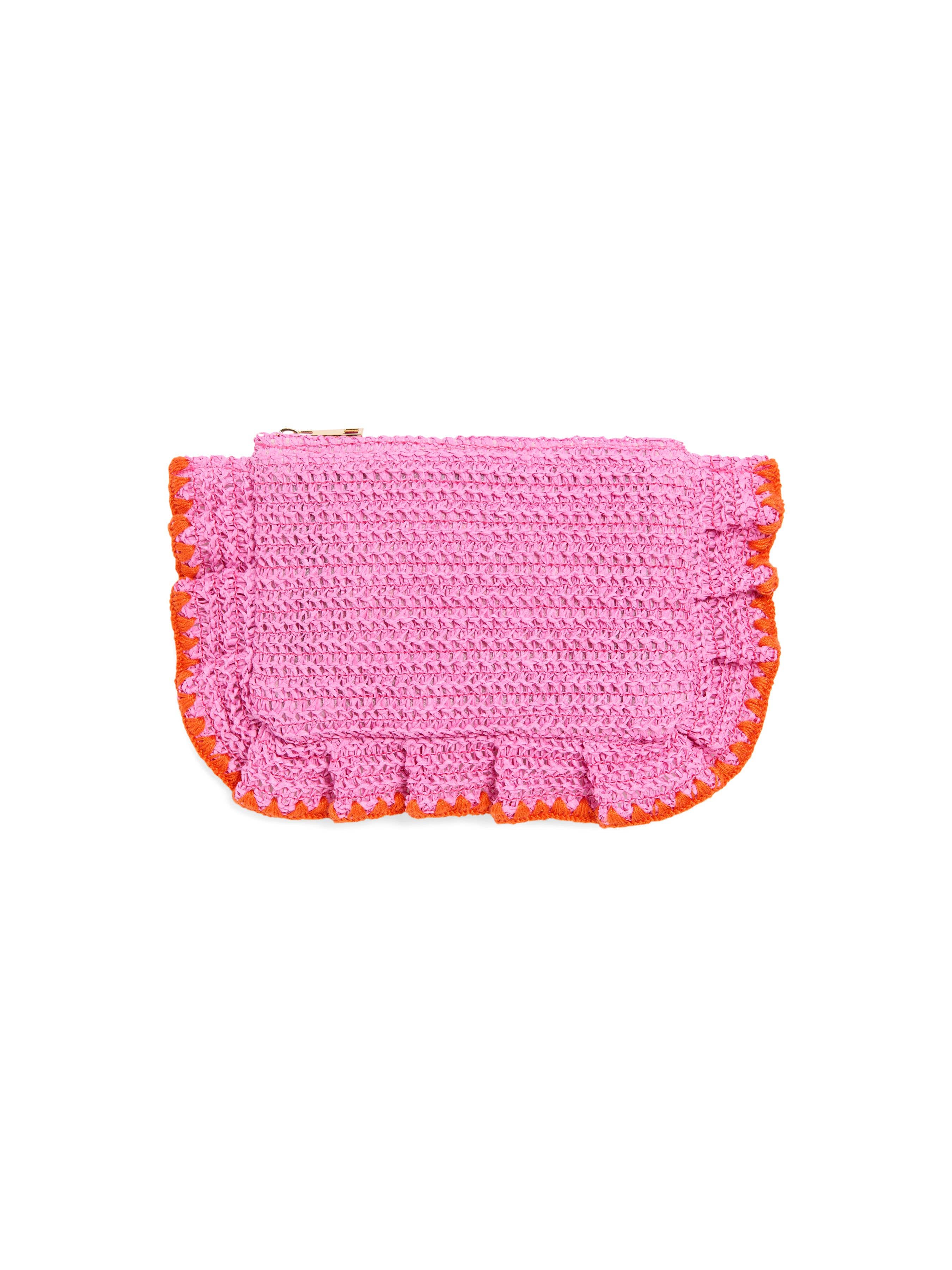 ARABELLA ZIP POUCH: NAVY