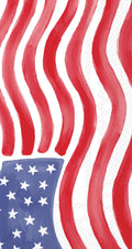 Paper Guest Towels 16 ct Stars & Stripes Stamp