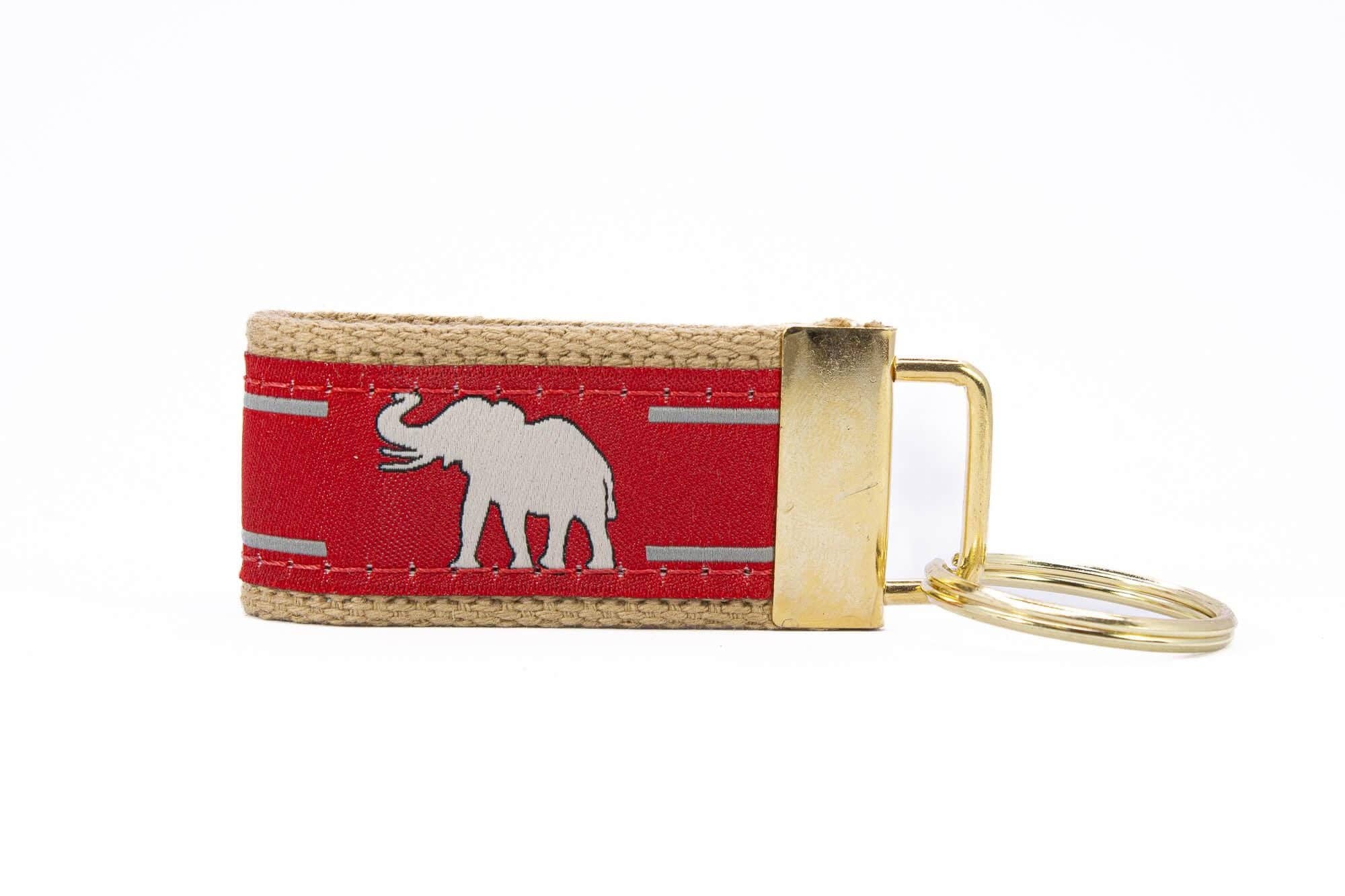 Alabama Crimson Tide Collegiate Woven Ribbon Key Chain