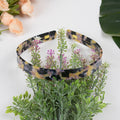 Acetate French Minimalist Headband: Brown