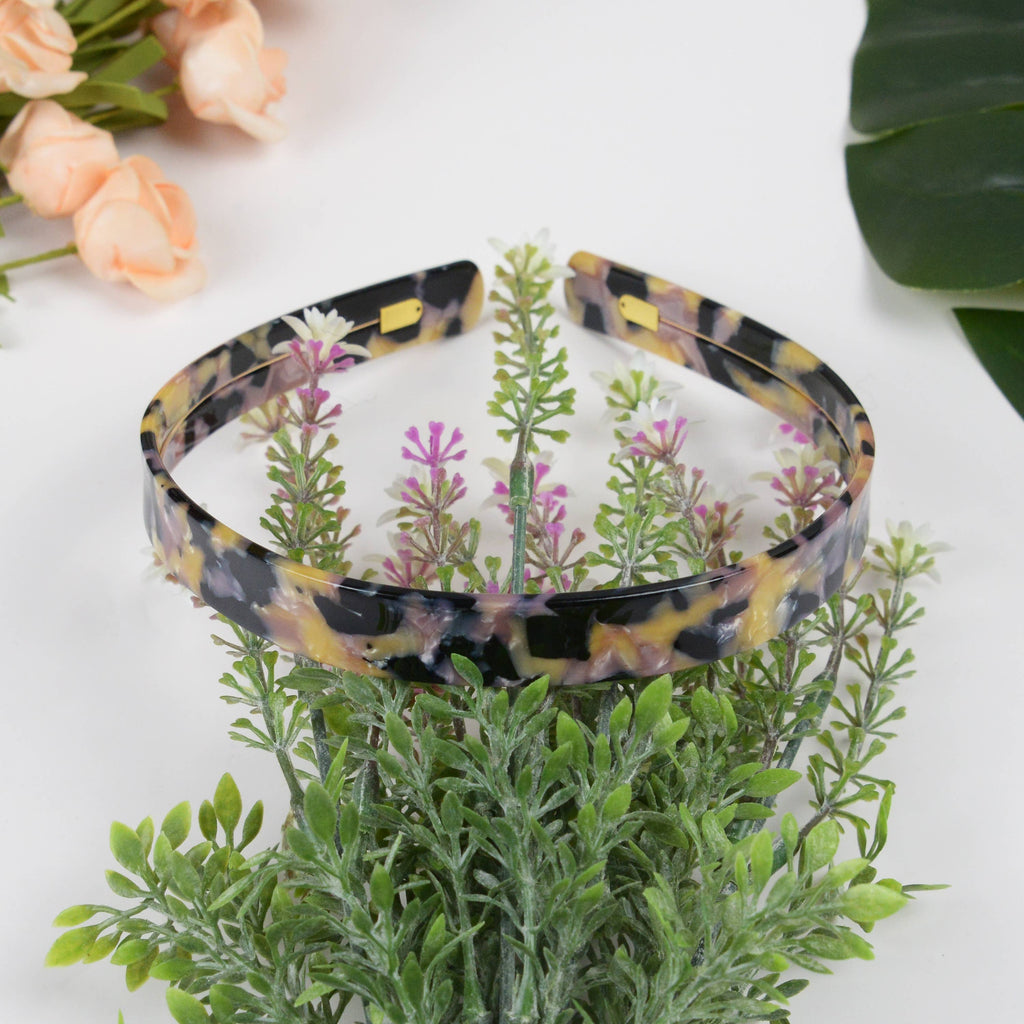Acetate French Minimalist Headband: Pink
