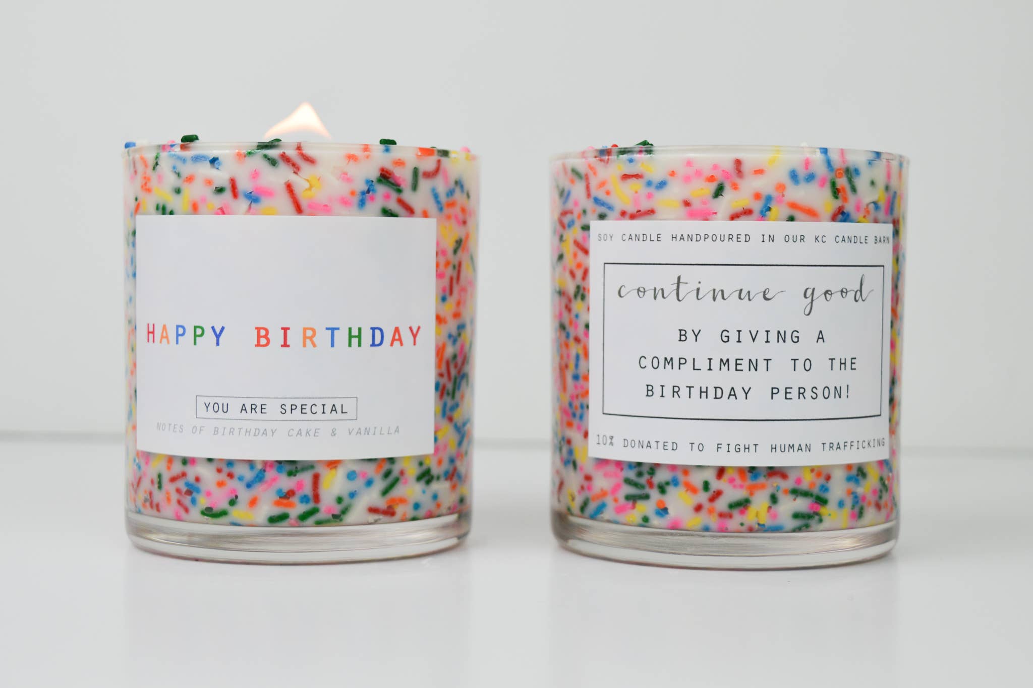 Happy Birthday Candle- Large