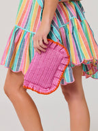 ARABELLA ZIP POUCH: PINK