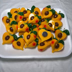 Sliced Peach Kitchen Magnet