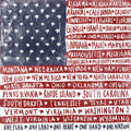Paper Cocktail Napkins Pk 20 One Flag One Nation Patriotic