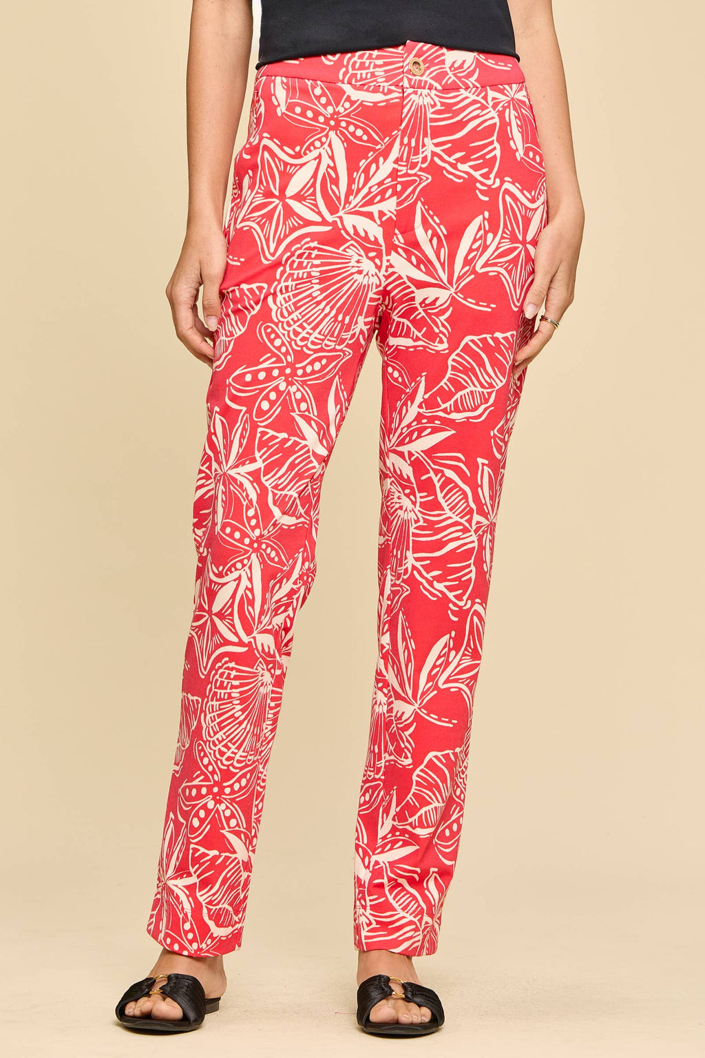 Sun-Protective, Lightweight Everyday Pants: RED