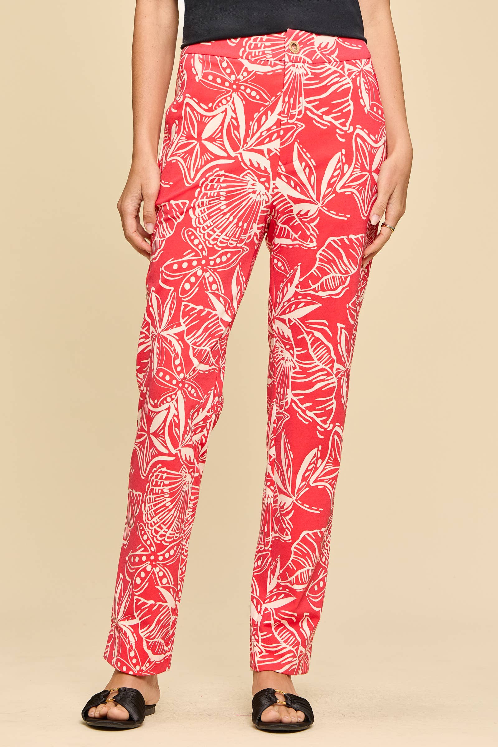 Sun-Protective, Lightweight Everyday Pants: RED