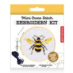 Bee Mini Cross Stitch Embroidery Kit arrives May 8