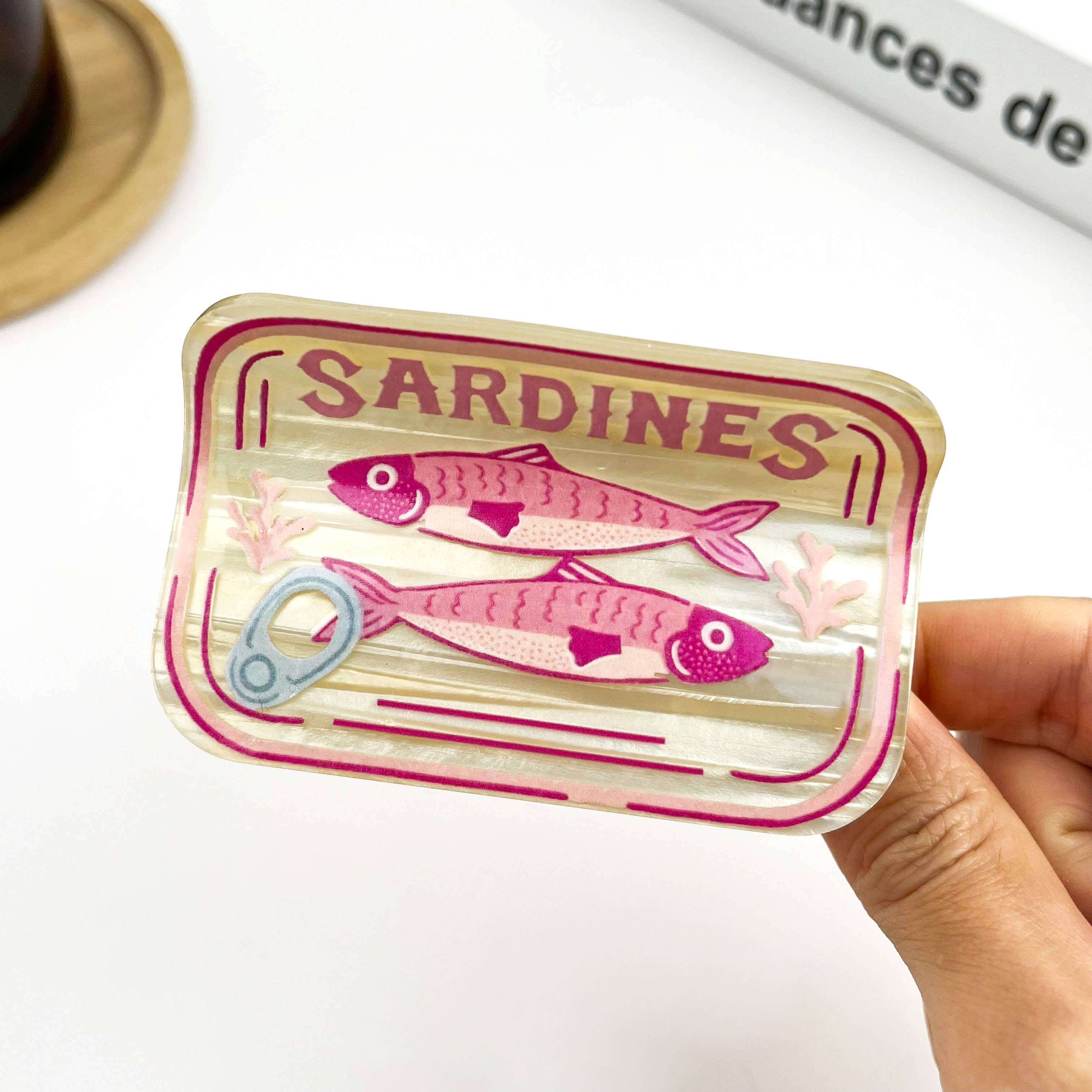 Sardine Can Hair Claw Clip