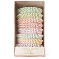 Cupcake Liners: Round Pastel Stripe