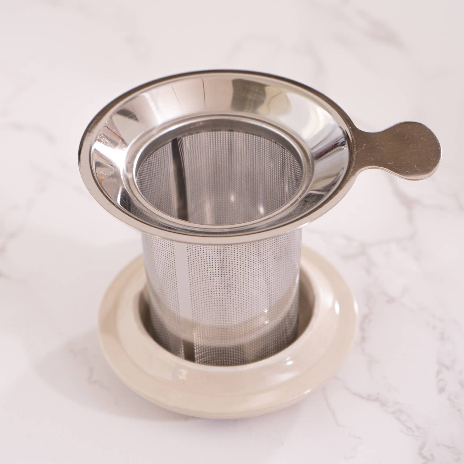 Sunset Wave Design 15oz Tea Mugs with Lid and Infuser