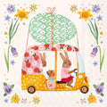 Paper Cocktail Napkins 20ct Tuk Tuk Bunnies