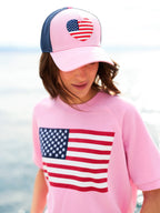 FLAG LIGHTWEIGHT SHORT SLEEVE SWEATSHIRT