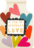 BIRTHDAY GREETING CARD LOVE JAR