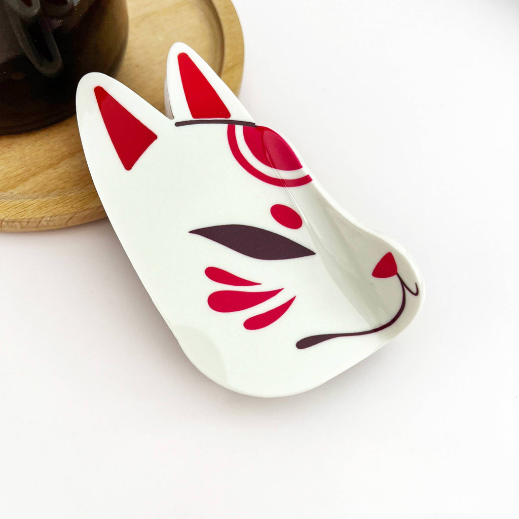 White Fox-Shaped Hair Claw Clip