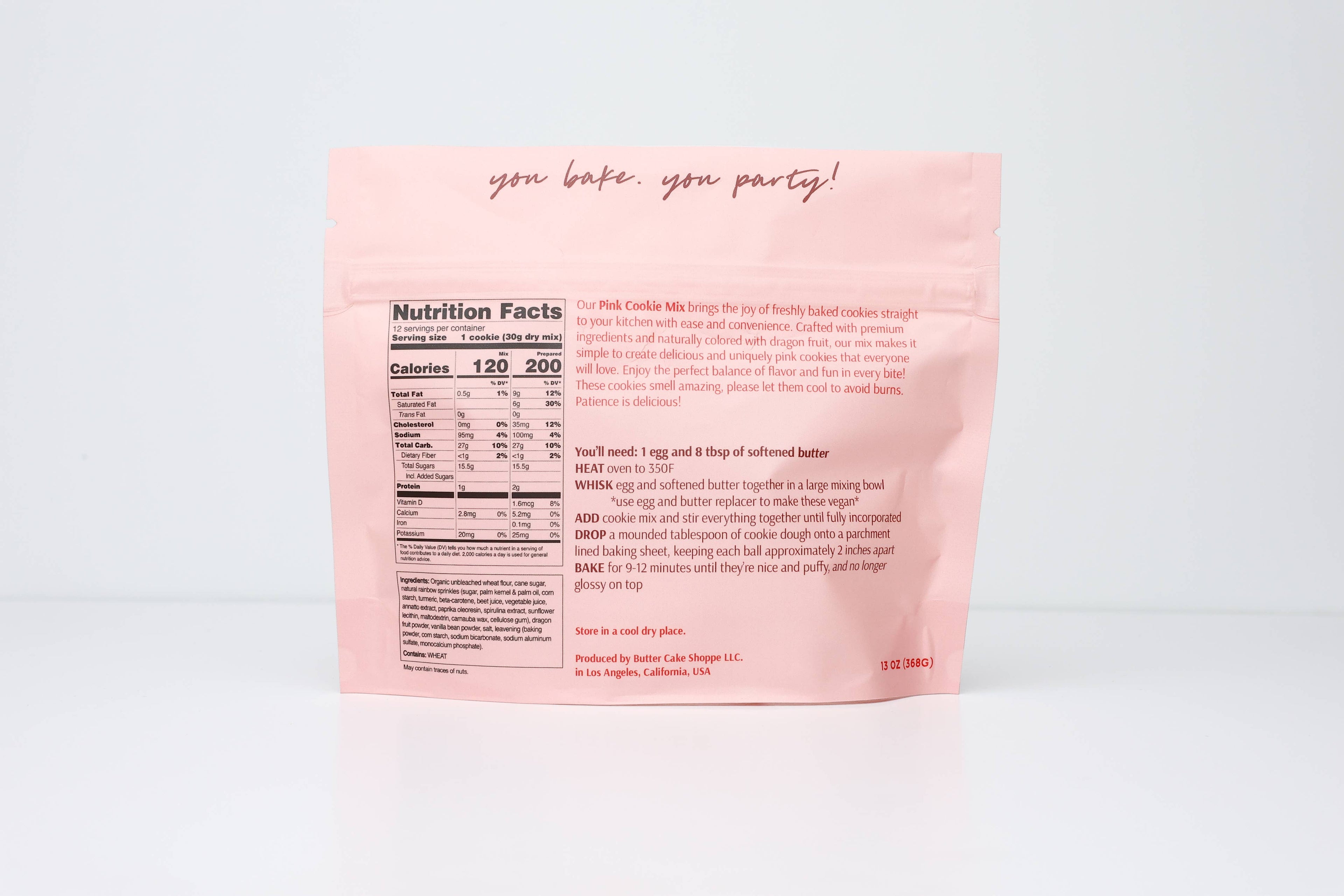 The Pink Cookie Mix Original Vanilla