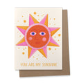 You Are My Sunshine Folk Art Greeting Card