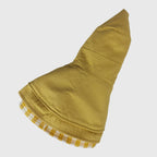 Women's Reversible Checkered Bucket Hat Yellow