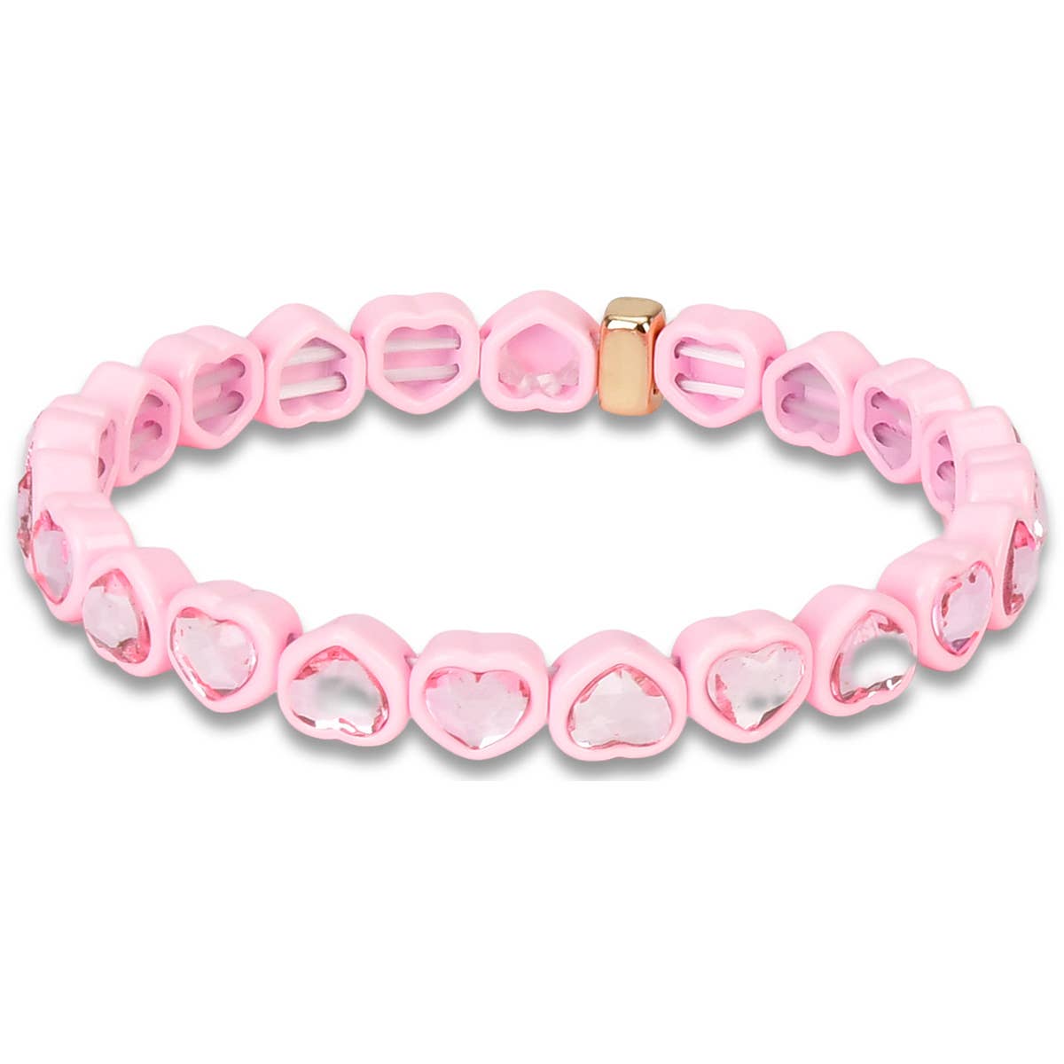 Pink Heart Bracelet