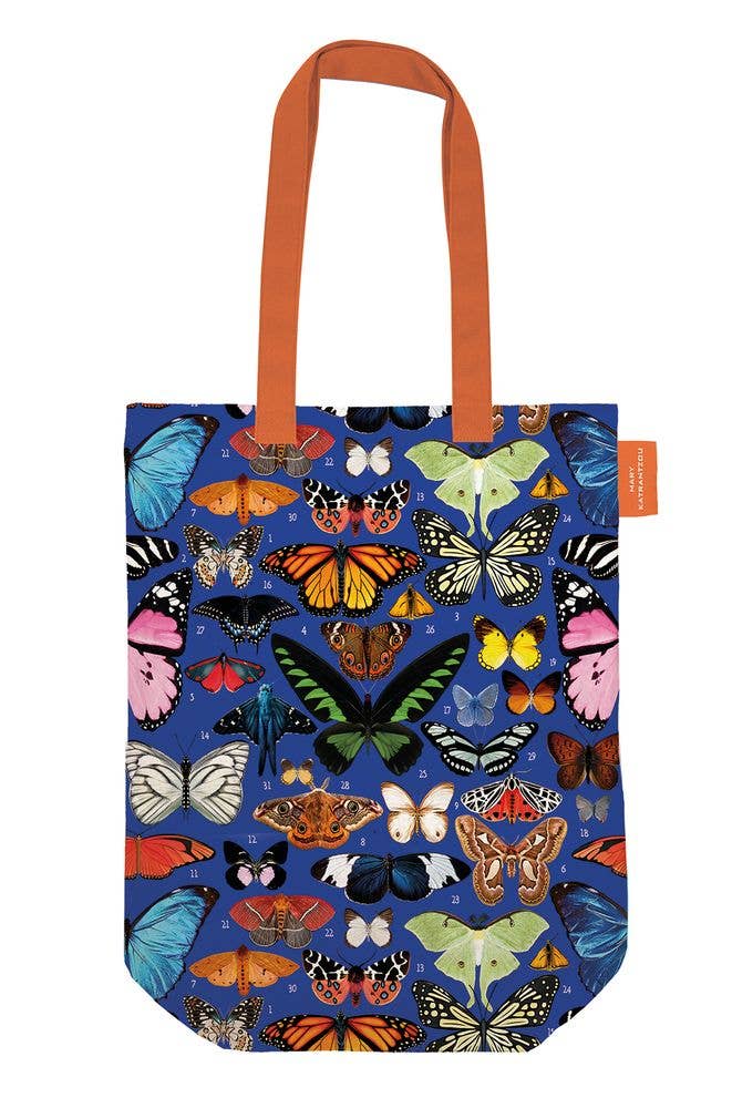 CLOTH TOTE COTTON BUTTERFLY
