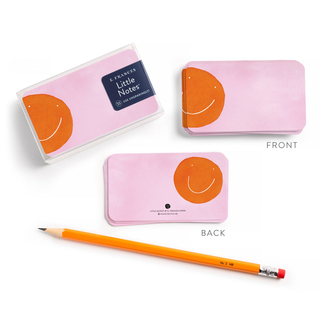 Orange Smiley Little Notes® NEW 55 Count