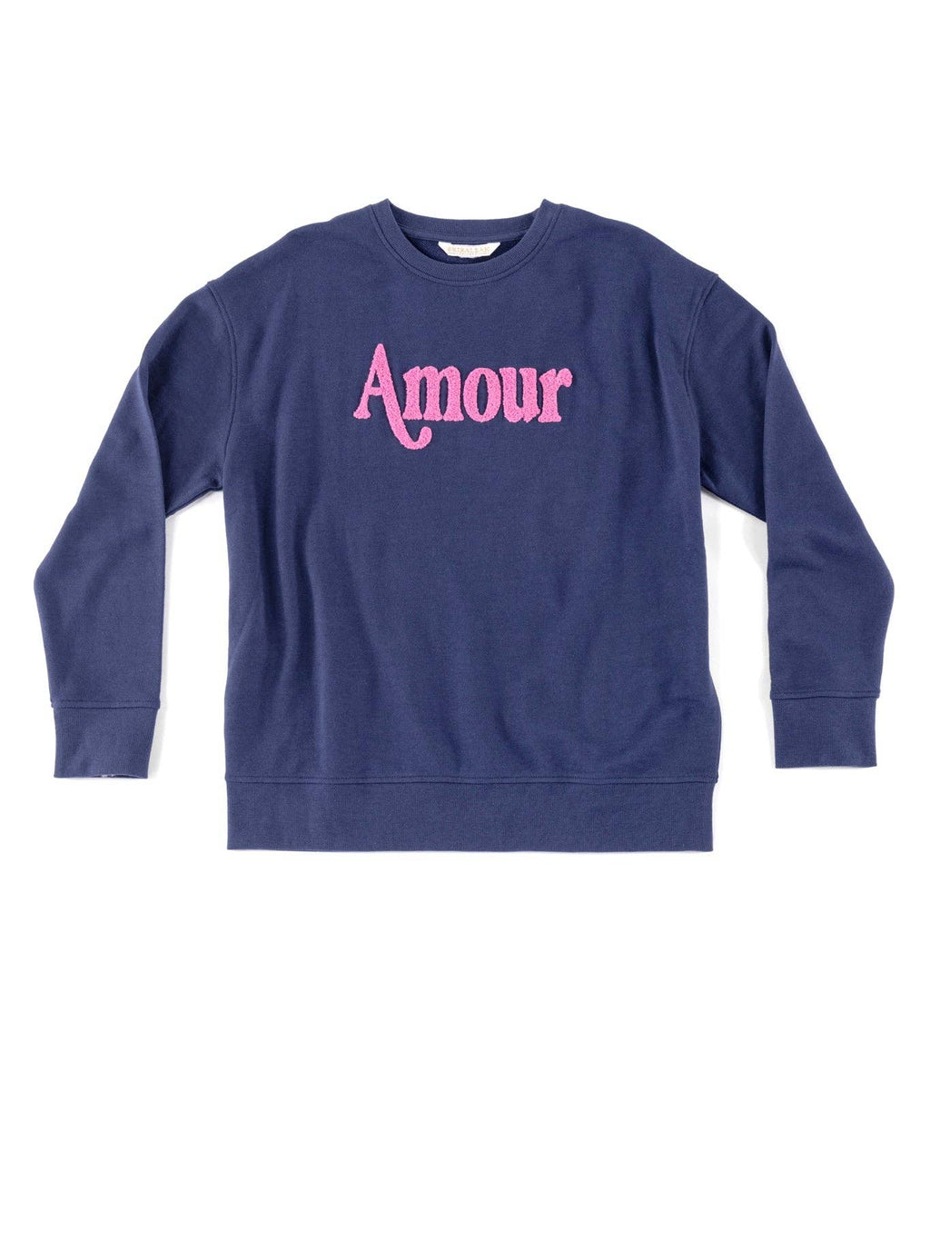 "AMOUR" SWEATSHIRT, NAVY: Navy / Small