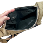 Tan Quilted Shoulder Bag