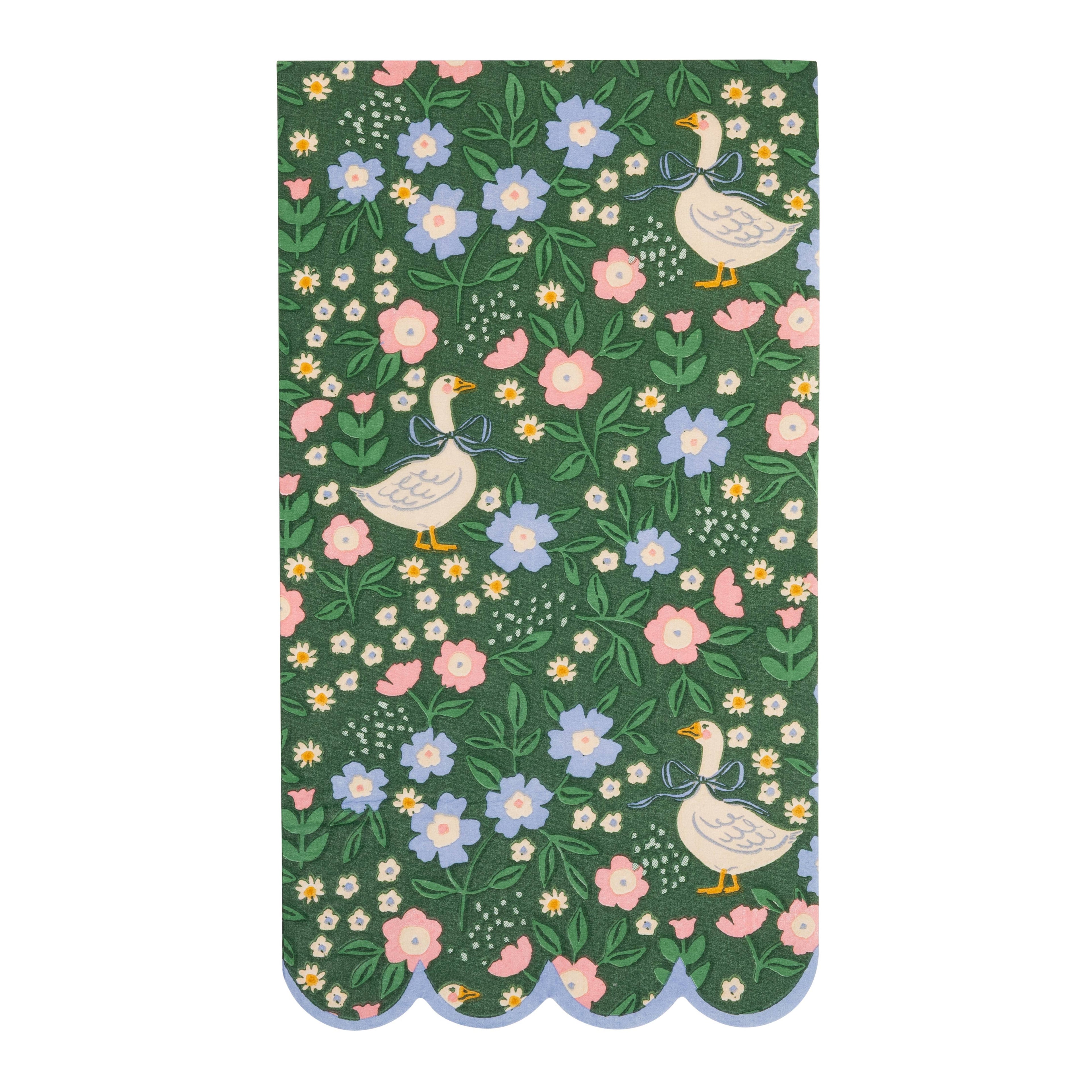 Goose Pattern Dinner Napkin
