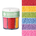 Natural Rainbow Nonpareils Sprinkle Jar - 6 Cell