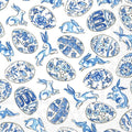 Paper Cocktail Napkins 20ct Blue And White Eggs