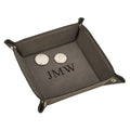 Leatherette Snap Tray, Grey