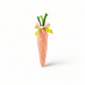 Orange Carrot w/Ribbon: Green Garden