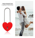 Red Heart Padlock