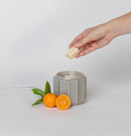 Wax Warmer-Grey Banded