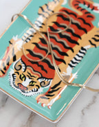 Porcelain Trinket Tray | Jade Tiger