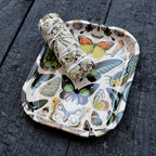 Small Metal Butterfly 1 Tray / Vintage Butterflies Dish