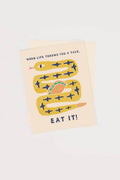 Greeting Card - TACO SNAKE - Blank Inside