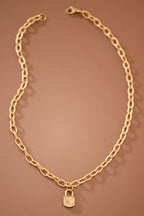 18K Gold Plated Waterproof Stainless Steel Chain Necklace
