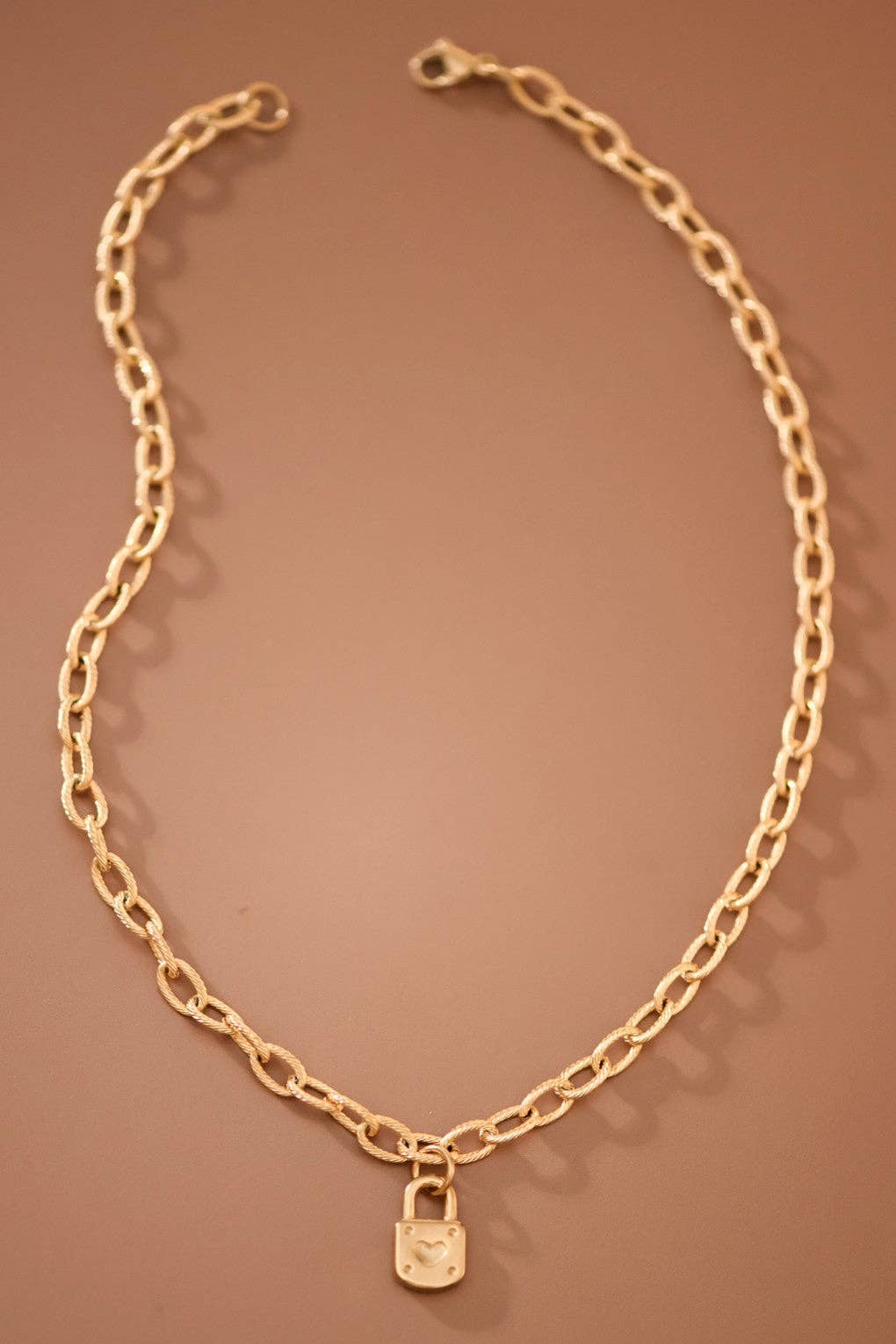 18K Gold Plated Waterproof Stainless Steel Chain Necklace
