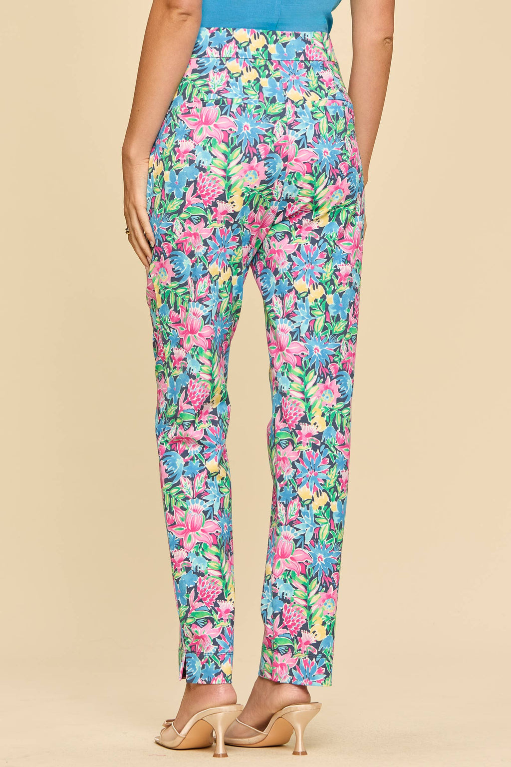 Sun-Protective, Lightweight Everyday Pants: NAVY MULTI