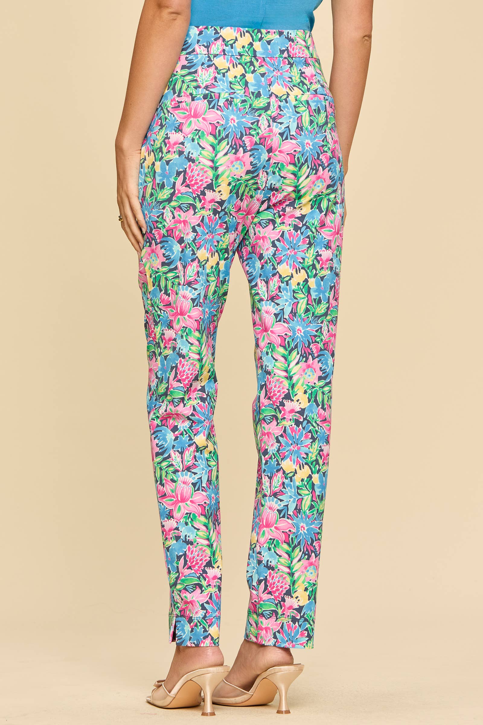 Sun-Protective, Lightweight Everyday Pants: NAVY MULTI