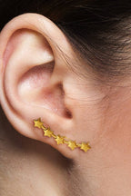 18K Gold Plated Waterproof Stainless Steel Stud Earrings